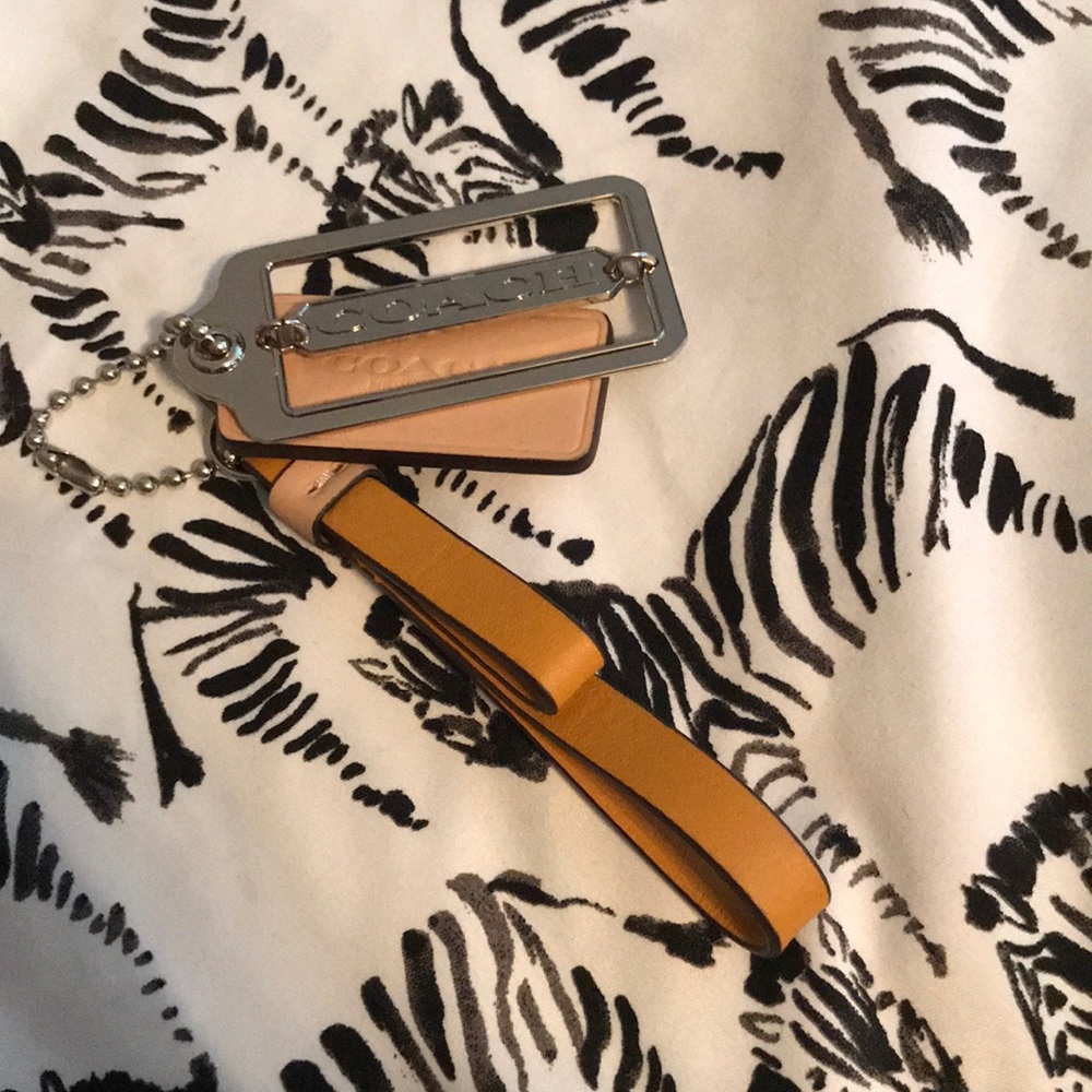 Authentic 3-piece Coach keychain